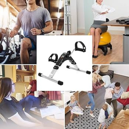Compact Arm & Leg Pedal Exerciser – Home & Office Fitness /جهاز تمارين دواسات مدمج للذراعين والساقين – لياقة في المنزل والمكتب